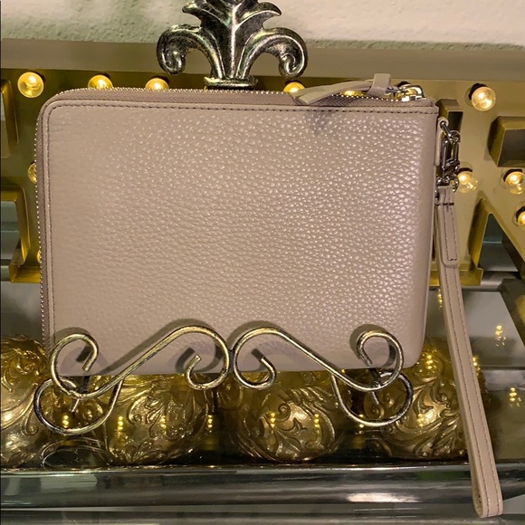 Tory Burch Britten Large ZIP Pouch/wristlet - Picture 4 of 9